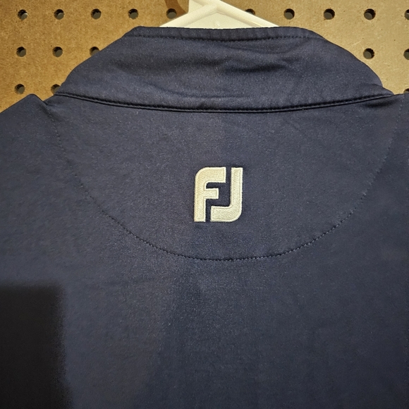 FootJoy FJ 1/4 Zip Pullover GolfVest Sleeveless Blue - Picture 5 of 7